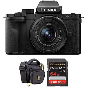 Panasonic DC-G100KK LUMIX G100 4K Mirrorless Vlogging Camera w/ 12-32mm Lens Bundle $498 + Free Shipping