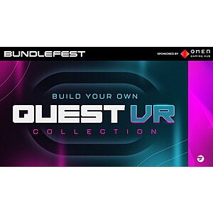 Build Your Own Quest VR Bundle (Oculus Quest Game Codes): 2 for $21.99, 4 for $39.99, 7 for $67.99, or 10 for $94.99