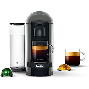 Prime Members: 60-Oz Nespresso VertuoPlus Coffee and Espresso Machine by Breville $110.45 + Free Shipping