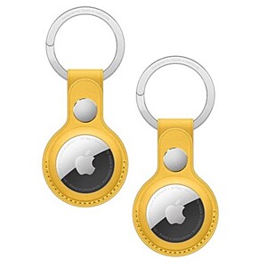 Apple AirTag Leather Key Ring: Single $13, 2-Pack $20 + Free S&H w/ Amazon Prime