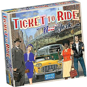 Card & Board Games: Ticket to Ride San Francisco $12.50, Ticket to Ride New York $13 & More