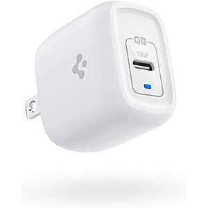 Prime Members: 20W Spigen USB-C Fast-Charging PD Power Adapter (White) $9 + Free Shipping