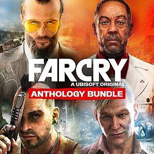 4-Game Far Cry Anthology Bundle: Far Cry 3,4,5,6 (Xbox Series X|S, Xbox One Digital Download) $37.50