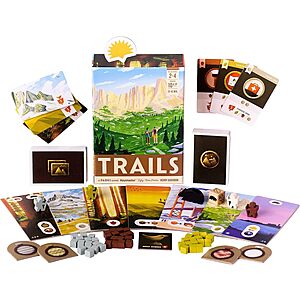 Trails: A Parks Game Board Game $12.50 + Free Shipping w/Walmart+ or $35+