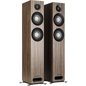 Jamo S 807 Floorstanding Speakers (Pair, Walnut) $169 + Free Shipping