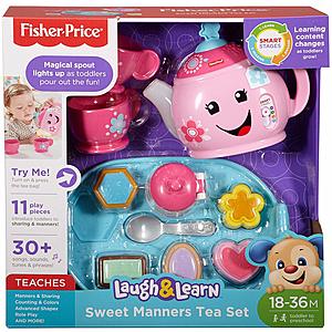 Fisher-Price Laugh & Learn Sweet Manners Tea Set $11 + Free In-Store Pickup