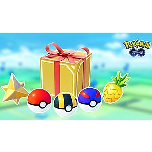 Pokemon Go: In-Game Items: 30x Ultraballs, 30x Greatballs, 30x Max Revives & More Free (iOS, Android or Samsung App)