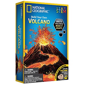 National Geographic Volcano Science Stem Toy Kit $5 + Free Store Pikcup