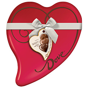 9.82oz Dove Assorted Chocolate Valentine Candy $3.75 & More + Free S&H on $35+