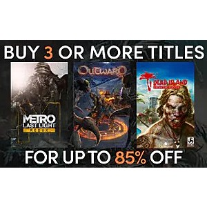 Deep Silver Bundle - Choose 5 Steam Games - 85% Off - Starting @ $1.99