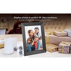 Nixplay 2K Smart Digital Picture Frame 9.7 Inch $179.99