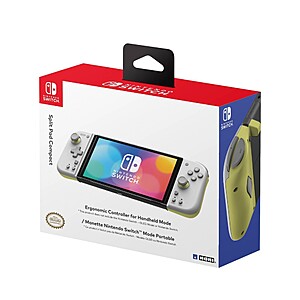 YMMV: Hori Split Pad Compact for Nintendo Switch - Gray/Yellow - w/ Red Circle Offer $21.6