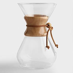 Chemex 8-Cup Glass Pour Over Coffee Maker $28.66