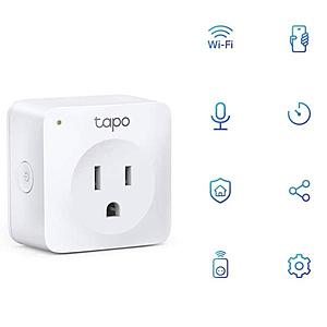 TP-Link Tapo Smart Plug Mini, Smart Home Wifi Outlet Works with Alexa Echo and Google Home, New Tapo APP Needed + FS $2.99