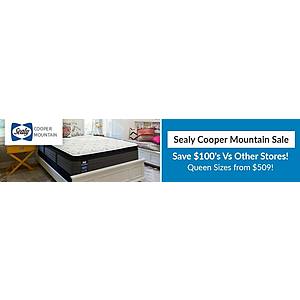 Sealy Cooper Mountain Mattress Sale: Queen sizes from $509 + Free Shipping
