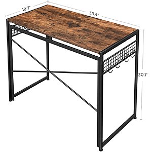VASAGLE 39-Inch Computer Folding Desk for $41.79 + Free Shipping
