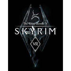 The Elder Scrolls V: Skyrim VR (PC Digital Download Code) $10.95