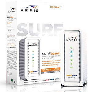 Arris Surfboard DOCSIS 3.0 Cable Modem & AC1600 WiFi Router - $25.00 - Wal-Mart In-Store YMMV