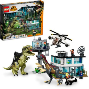 Select LEGO Sets: Jurassic World Giganotosaurus & Therizinosaurus Attack $98 & More + Free S/H $40+ Orders
