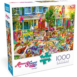 1000-Pc Buffalo Games Aimee Stewart Yard Sale Jigsaw Puzzle $7.70