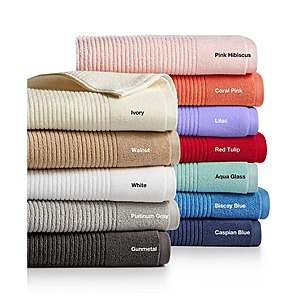 Martha Stewart Collection Quick Dry Reversible Towels: Washcloth $3, Hand Towel $4, Bath Towel $5 + 6% Slickdeals Cashback + Free Store Pickup at Macy's