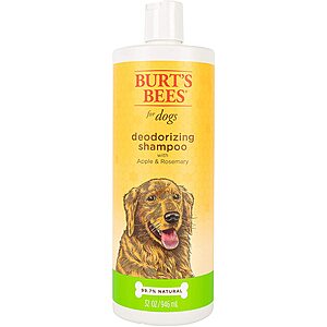 32-oz Burt's Bees Deodorizing Dog Shampoo (Apple & Rosemary) 3 for $13 w/ Autoship + Free S&H on $49+