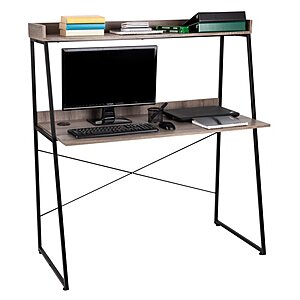47" Mind Reader Computer Desk w/ Top Shelf $40 + Free S&H