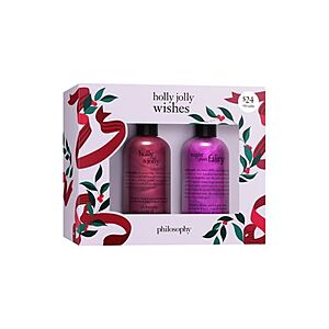 Philosophy: 2-Pc Holly Jolly Wishes Shower Gel Set $8.40, 2-Pc Snow Angel Shower Gel Set $10.50 + Free Shipping