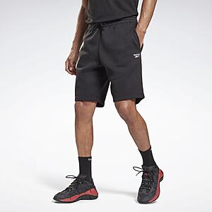 Reebok Men's Identity Shorts (Black) $8 + Free Shipping