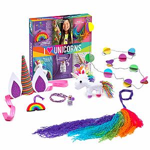 188-Pc Kids' Craft-tastic 'I Love Unicorns' Craft Kit w/ 6 Unicorn Themed Projects $10 + Free Shipping w/ Prime