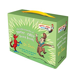 Dr. Seuss 4-Book Set: Little Green Box of Bright and Early Board Books $8.75