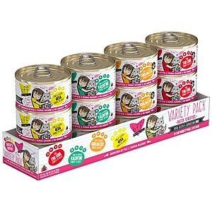 12-Pack 3-Oz Weruva BFF Batch 'O Besties Variety Pack Canned Cat Food $5.80