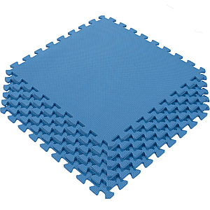 24 Sq Ft Ottomanson EVA Foam Interlocking Anti-Fatigue Exercise Tile Mat (Blue) $16.80 + Free Shipping w/ Amazon Prime or Orders $25+