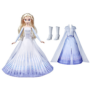 Disney's Frozen 2 Transformation Fashion Doll w/ 2 Outfits & Hair Styles (Elsa or Anna) $15 + Free Shipping w/ Amazon Prime or Orders $25+
