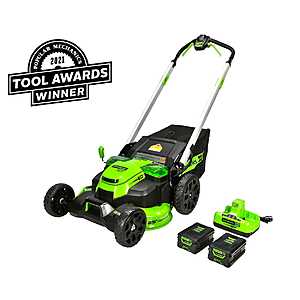 Greenworks Pro 60V 25" Cordless Self-Propelled Mower w/ 2x 4Ah Batteries $419 + Free Shipping