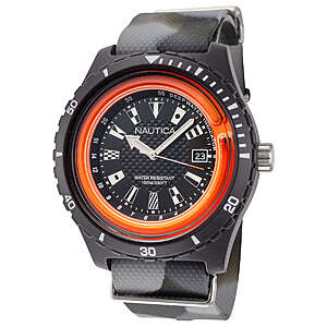 Nautica Surfside Men's Quartz Resin Silicon Watch (3 Colors) $21.25 + Free S/H Orders $99+