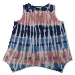 Style & Co Tie-Dyed Handkerchief-Hem Top $4.50 & More + Free Shipping $25+