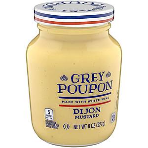 Select Amazon Accounts: 8-Oz Grey Poupon Dijon Mustard  $1.67 & More w/ S&S + Free Shipping w/ Prime or on $25+