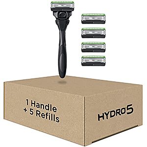 Schick Hydro Skin Comfort Sensitive 5 Blade Razor (Handle w/ 5 Refills) $8.52 w/ S&S + Free Shipping w/ Prime or on $25+