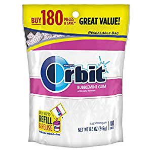 180-Count Orbit BubbleMint Sugar Free Gum $3 w/ Subscribe & Save