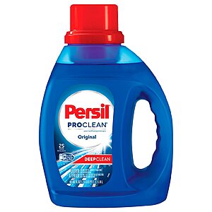 Laundry Detergent: 40-Oz Persil ProClean Liquid Laundry Detergent $3 & More + Free Store Pickup