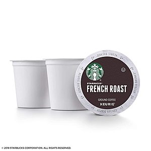 96-Count Starbucks French Roast Coffee K-Cups $37.52 w/ S&S + Free S&H