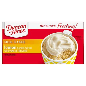 4-Ct Duncan Hines Mug Cakes (Lemon Flavored Cake Mix w/ Vanilla Frosting) $1.75 w/ S&S + Free Shipping w/ Prime or $25+