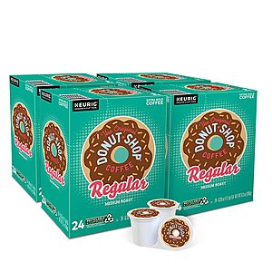 48-Count The Original Donut Shop Regular K-Cups (Medium Roast) 2 for $32 & More + Free S&H w/ S&S