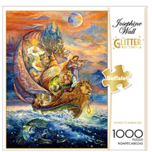 1000-Pc Buffalo Games Glitter Edition Jigsaw Puzzle: Voyage to Murrlis Sea $7.70