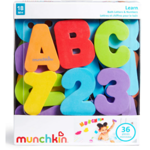 B1G1 50% Off: 36-Ct Munchkin Bath Letters & Numbers Set 2 for $8.92 ($4.46 Each), Fisher-Price Pretzel Teether 2 for $5.98 ($3 Each) & More + Free Store Pickup at Target