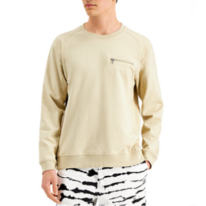 INC Men's Slant Zip Long-Sleeve T-Shirt (sand) $10.96, Dickies Women's Cropped Tie-Dyed T-Shirt $6 & More + 6% SD Cashback + Free Store Pickup at Macys or FS on $25+