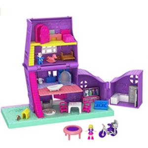 Polly Pocket Pollyville Pocket House Playset w/ Accessories $10 + FS w/ Amazon Prime or FS on $25+