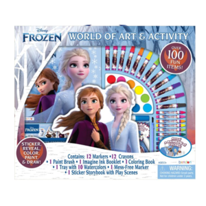 Kids' World Of Art & Activity Kit w/ 100+ Accessories: Disney Frozen, Paw Patrol & More $10 + FS w/ Walmart+ or FS on $35+