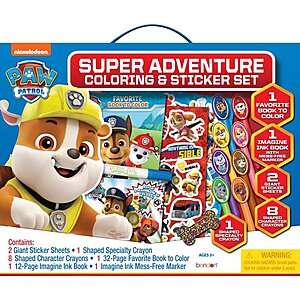 PAW Patrol Super Adventure Coloring & Activity Sticker Set w/ an Imagine Ink Booklet $6 & More + FS w/ Walmart+ or FS on $35+